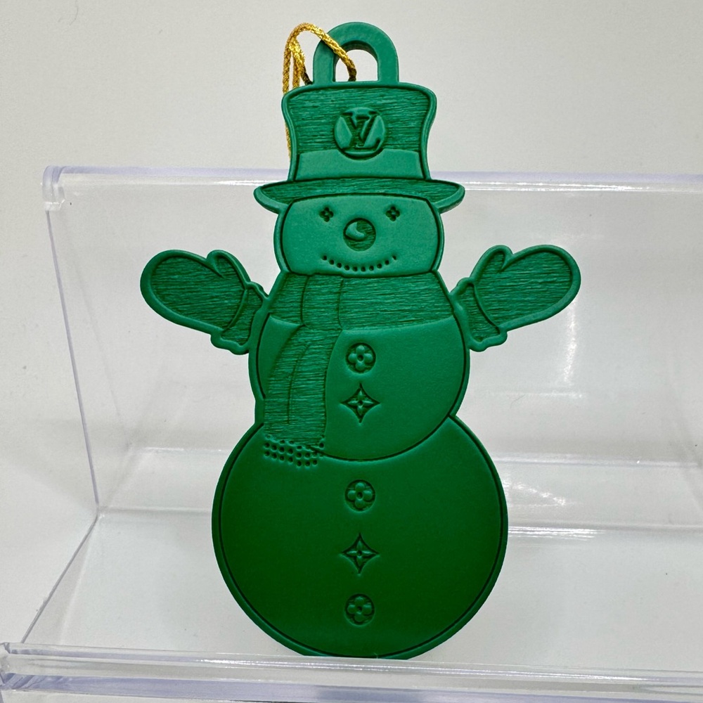 Louis Vuitton Snowman Luxury Christmas Ornament - NWOT Limited Edition